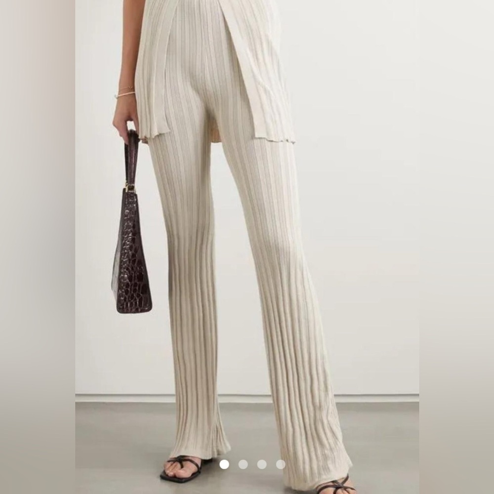 The Line by K /Revolve NWT Daisy Ribbed Knit Pants